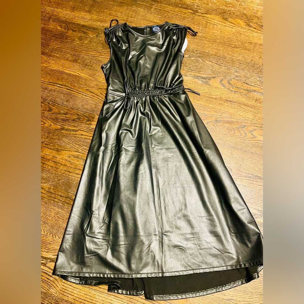 Chic Black Midi Dress with Tie Straps size S NWT - Picture 4 of 16